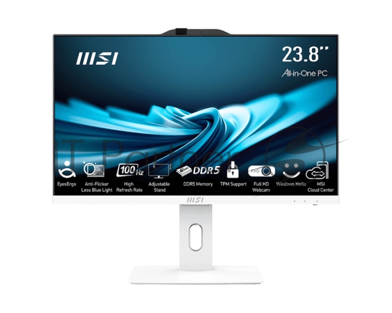 Моноблок MSI PRO AP242P 14M-663RU i5-14400 16Gb SSD 512Gb Intel UHD Graphics 730 23.8 FHD IPS BT Win11Pro Белый 9S6-AE0622-663