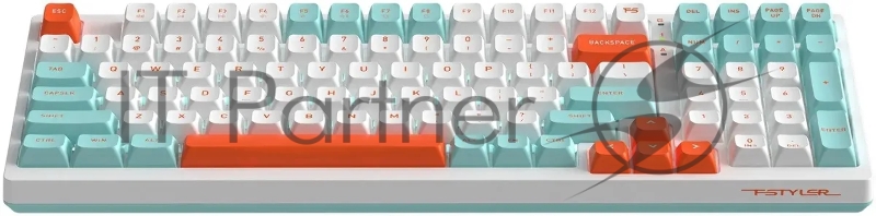 Клавиатура A4Tech Fstyler FS300 механическая белый USB for gamer LED (FS300 PANDA SNORKLENING)