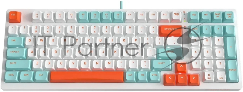 Клавиатура A4Tech Fstyler FS300 механическая белый USB for gamer LED (FS300 PANDA SNORKLENING)