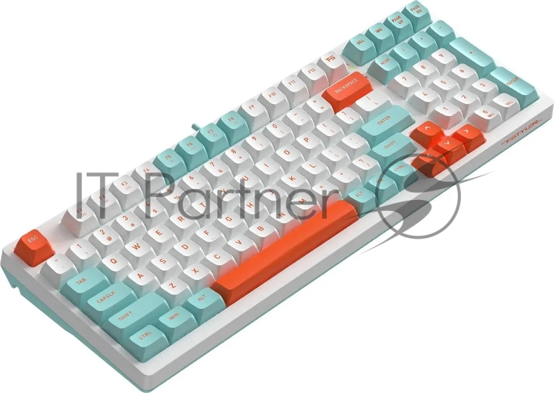 Клавиатура A4Tech Fstyler FS300 механическая белый USB for gamer LED (FS300 PANDA SNORKLENING)