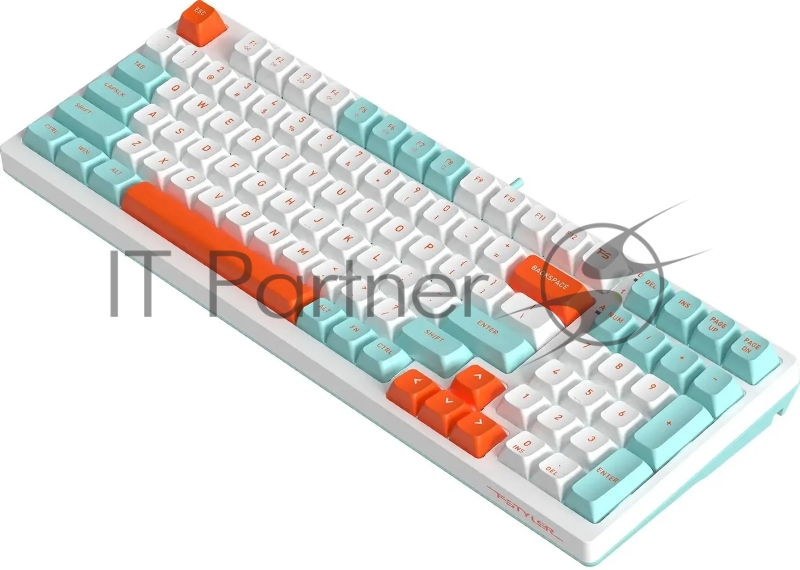 Клавиатура A4Tech Fstyler FS300 механическая белый USB for gamer LED (FS300 PANDA SNORKLENING)