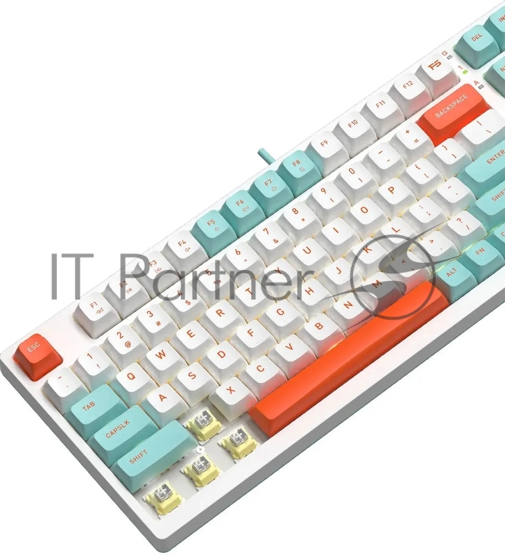 Клавиатура A4Tech Fstyler FS300 механическая белый USB for gamer LED (FS300 PANDA SNORKLENING)