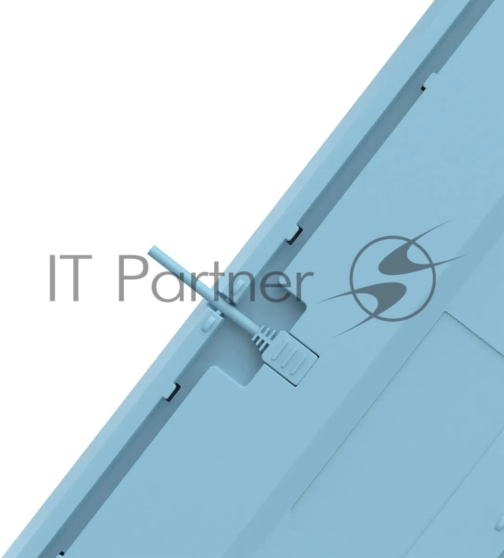 Клавиатура A4Tech Fstyler FS300 механическая белый/синий USB for gamer LED (FS300 PANDA SNOWBOARDING)