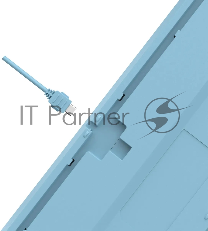 Клавиатура A4Tech Fstyler FS300 механическая белый/синий USB for gamer LED (FS300 PANDA SNOWBOARDING)