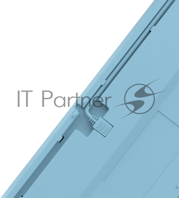 Клавиатура A4Tech Fstyler FS300 механическая белый/синий USB for gamer LED (FS300 PANDA SNOWBOARDING)