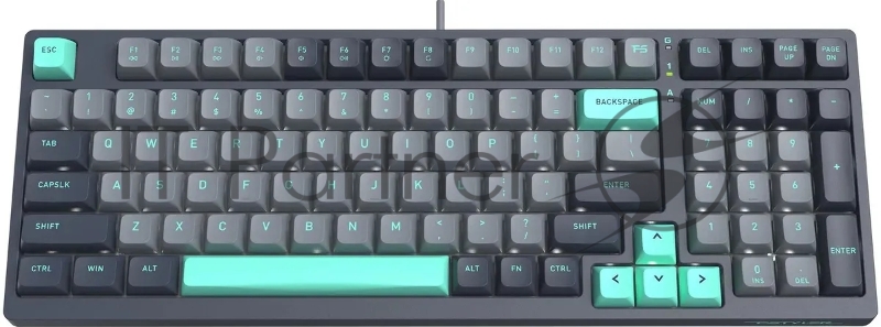 Клавиатура A4Tech Fstyler FS300 механическая черный/серый USB for gamer LED (FS300 PANDA ROCK)