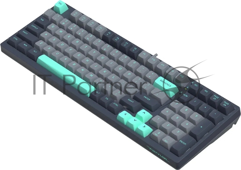 Клавиатура A4Tech Fstyler FS300 механическая черный/серый USB for gamer LED (FS300 PANDA ROCK)