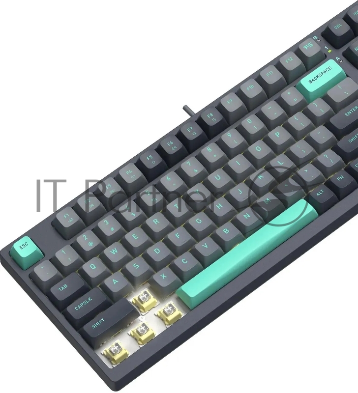 Клавиатура A4Tech Fstyler FS300 механическая черный/серый USB for gamer LED (FS300 PANDA ROCK)