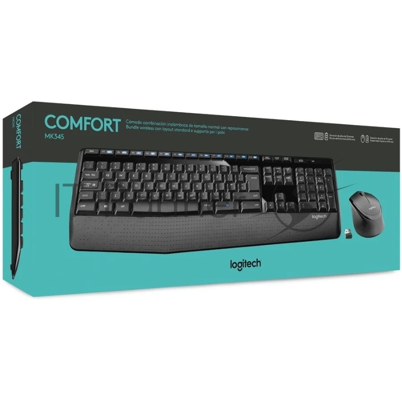 Беспроводная клавиатура/мышь LOGITECH COMBO MK345 RUS 920-006490