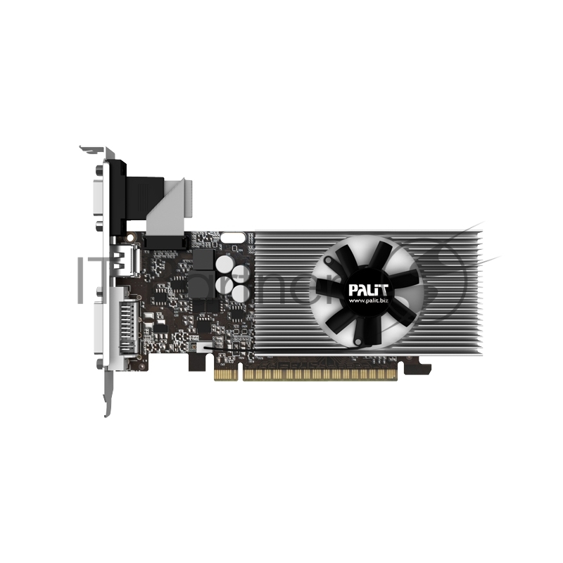 Видеокарта Palit GeForce GT 730 2ГБ (GeForce GT 730, DDR3, D-Sub, DVI, HDMI) (PCI-E)