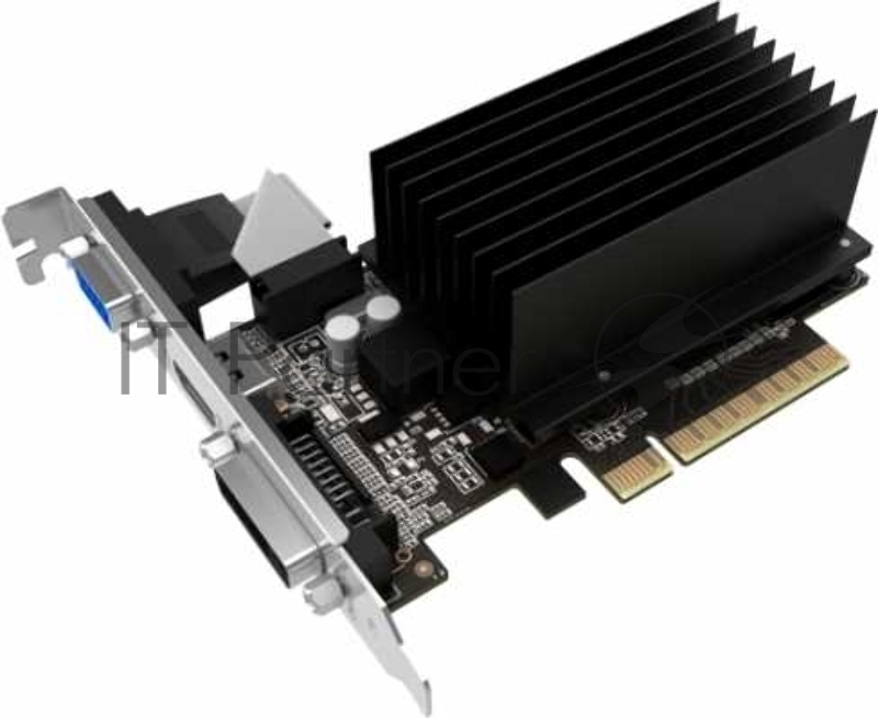 Видеокарта Palit GeForce GT 730 2ГБ (GeForce GT 730, DDR3, D-Sub, DVI, HDMI) (PCI-E)