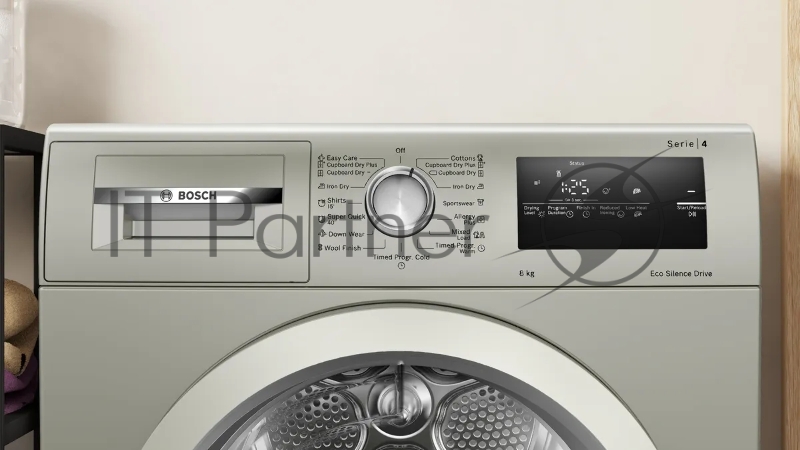 Сушильная машина Bosch Serie 4 WTN86202ME кл.энер.:A макс.загр.:8кг серебристый