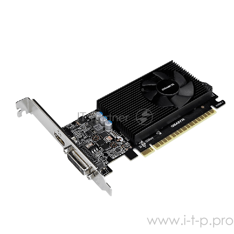 Видеокарта GIGABYTE GeForce GT 730 2ГБ GV-N730D5-2GL (GeForce GT 730, DDR5, DVI, HDMI) (PCI-E)