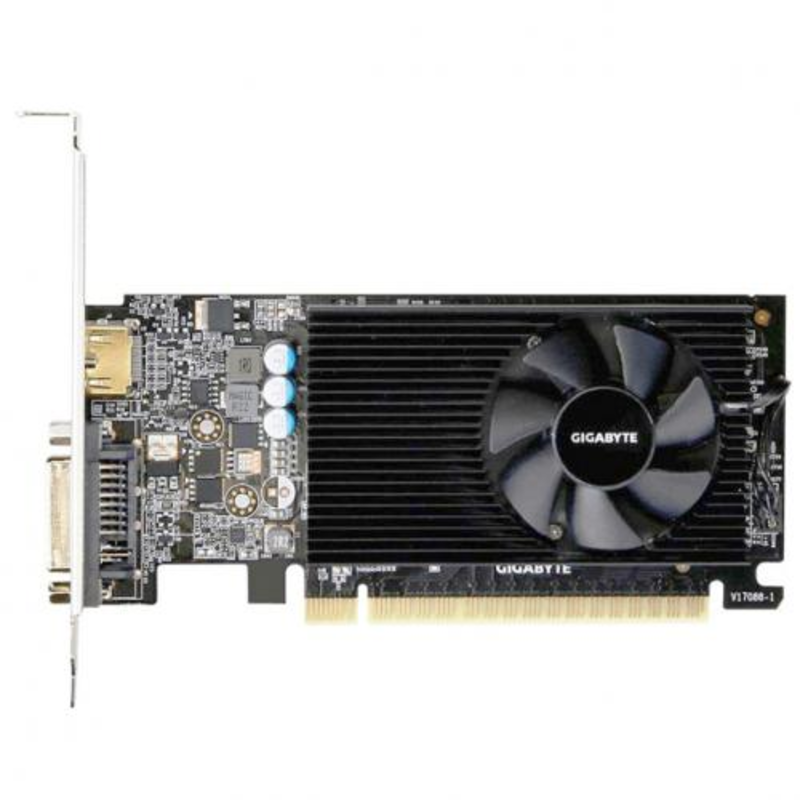 Видеокарта GIGABYTE GeForce GT 730 2ГБ GV-N730D5-2GL (GeForce GT 730, DDR5, DVI, HDMI) (PCI-E)
