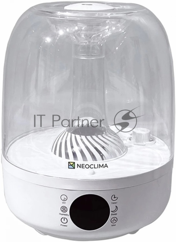 Увлажнитель воздуха ультразвуковой Neoclima NHL-4W, объем 4л, LED, сенсор