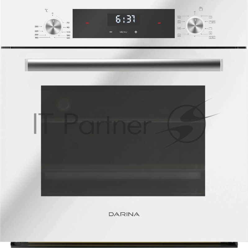 Духовой шкаф Электрический Darina 0V5 BDE 112 708 W1 белый, встраиваемый