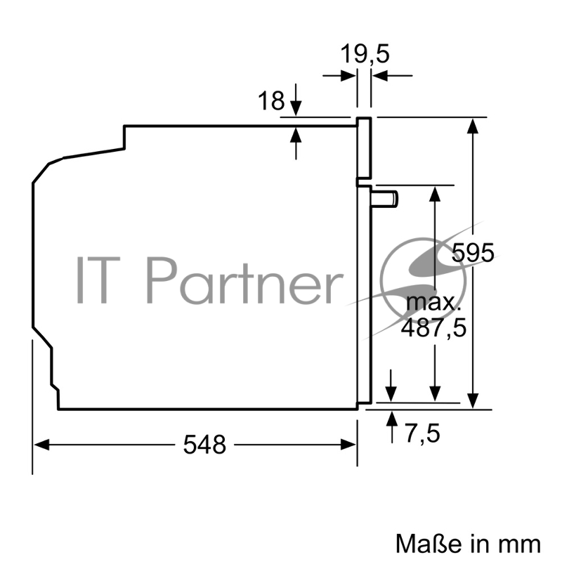 Духовой шкаф Электрический Bosch HBG7341B1 черный