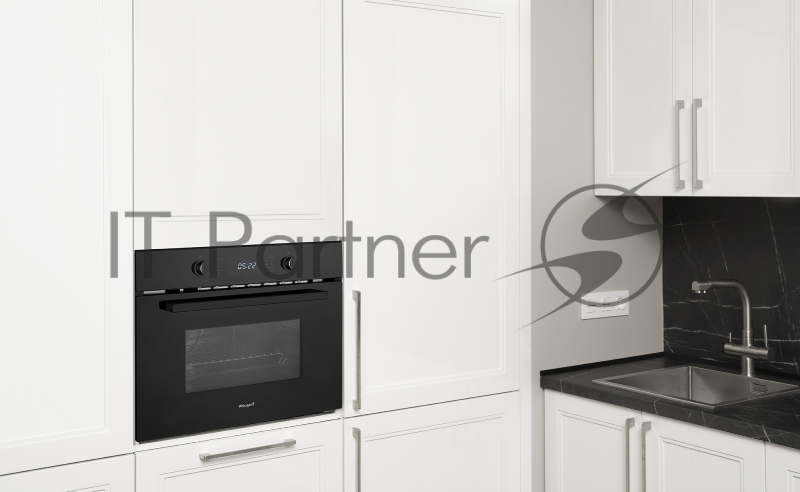 Духовой шкаф компактный с СВЧ Weissgauff OE 449 PDB Black Edition