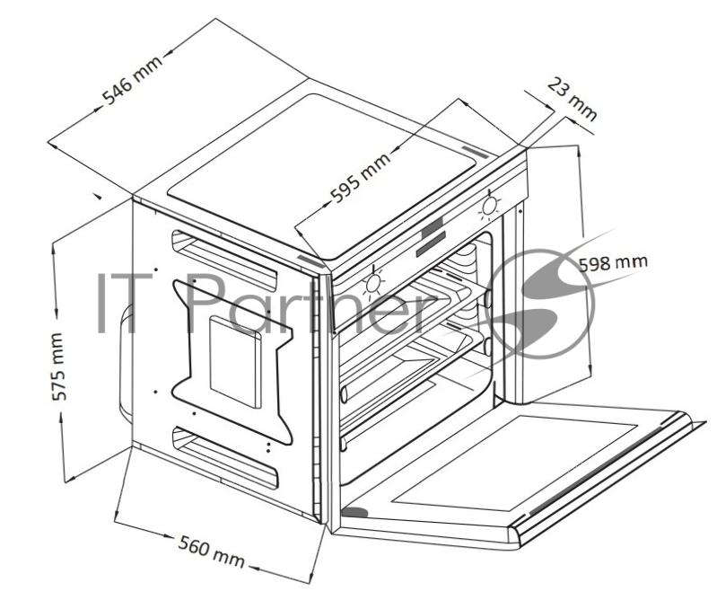 Духовой шкаф HIBERG VM 6193 W