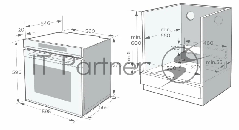 Духовой шкаф Weissgauff EOM 741 PDB Black Edition