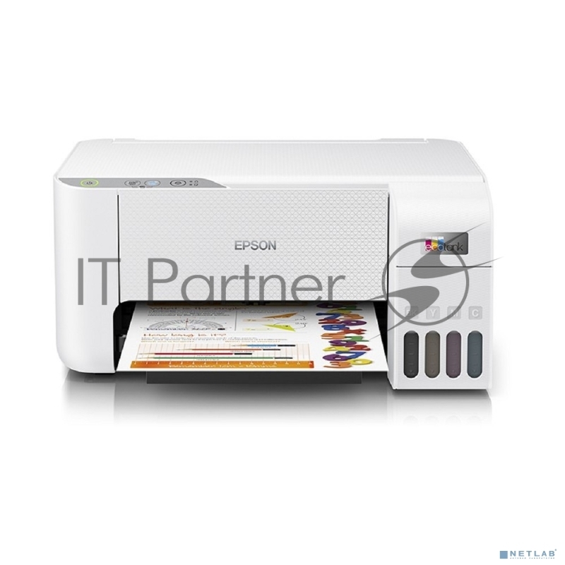 МФУ струйный Epson EcoTank L3216 (A4, принтер/сканер/копир, 5760x1440dpi, 33чб/15цв. ppm, СНПЧ, USB) (C11CJ68511/C11C68518/CJ68518/
