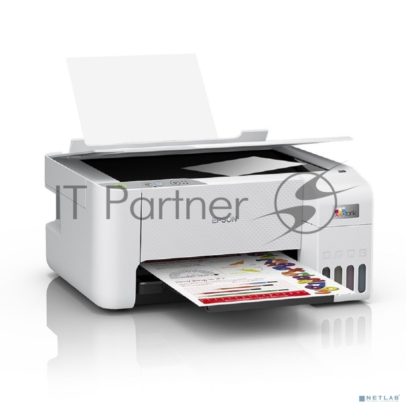 МФУ струйный Epson EcoTank L3216 (A4, принтер/сканер/копир, 5760x1440dpi, 33чб/15цв. ppm, СНПЧ, USB) (C11CJ68511/C11C68518/CJ68518/