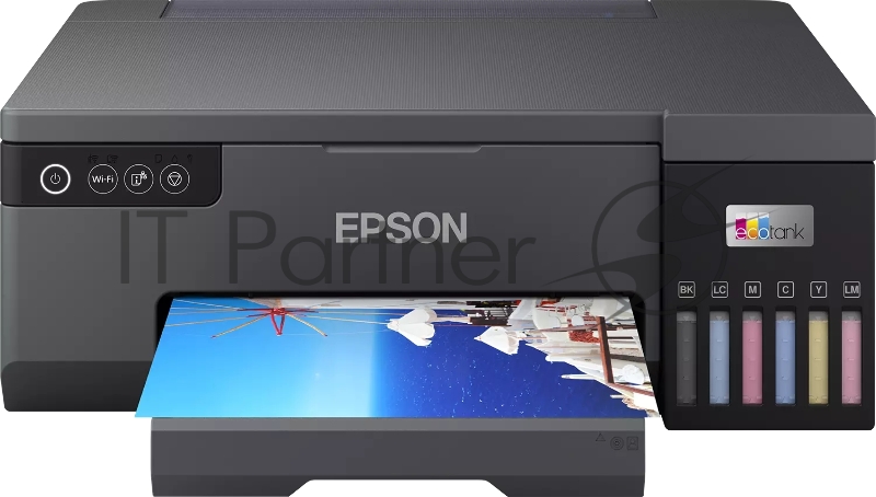 Принтер струйный Epson L8050, (A4, 6 цветов, 22 стр/мин, 5760x1440 dpi, USB, WiFi)