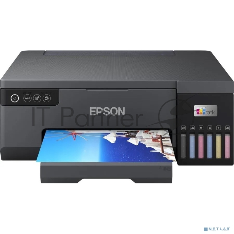 Принтер струйный Epson L8050, (A4, 6 цветов, 22 стр/мин, 5760x1440 dpi, USB, WiFi)