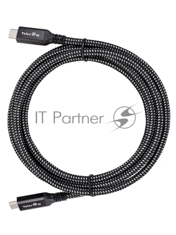 Кабель USB4 TypeCM/CM 8K@30Hz, 40GBps, PD 240W, медь Telecom 2м <TUS840-2M>
