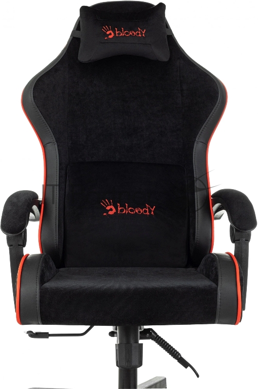 Кресло игровое A4Tech Bloody GC-670 черный сиденье черный ткань/эко.кожа с подголов. крестов. пластик черный пластик черный