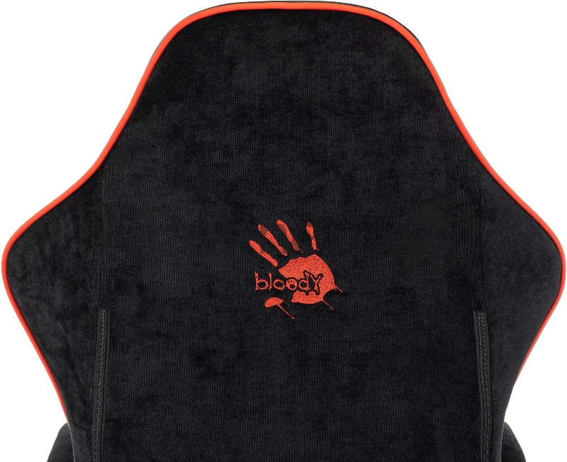 Кресло игровое A4Tech Bloody GC-670 черный сиденье черный ткань/эко.кожа с подголов. крестов. пластик черный пластик черный