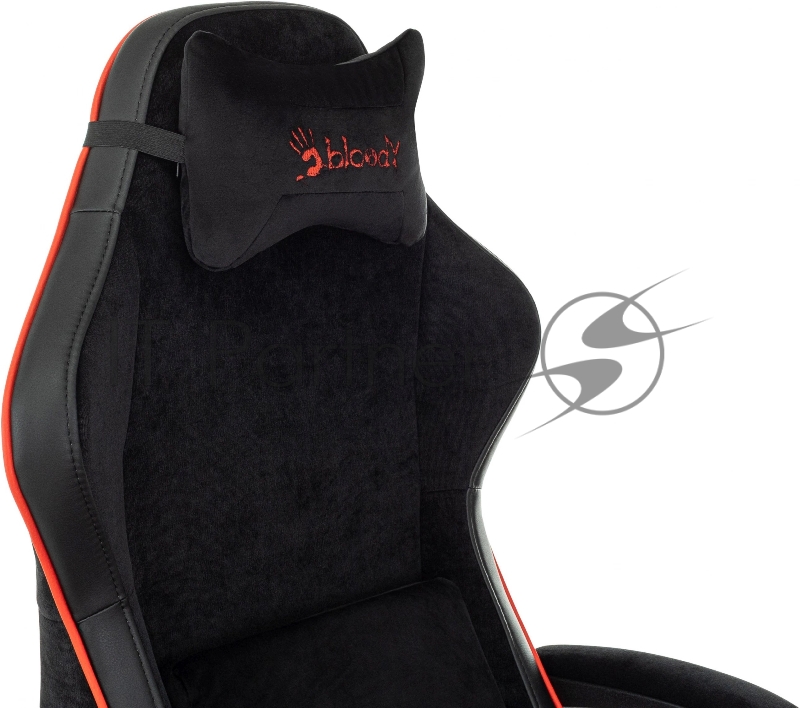 Кресло игровое A4Tech Bloody GC-670 черный сиденье черный ткань/эко.кожа с подголов. крестов. пластик черный пластик черный