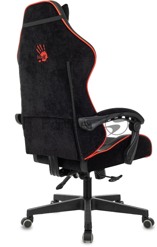 Кресло игровое A4Tech Bloody GC-670 черный сиденье черный ткань/эко.кожа с подголов. крестов. пластик черный пластик черный