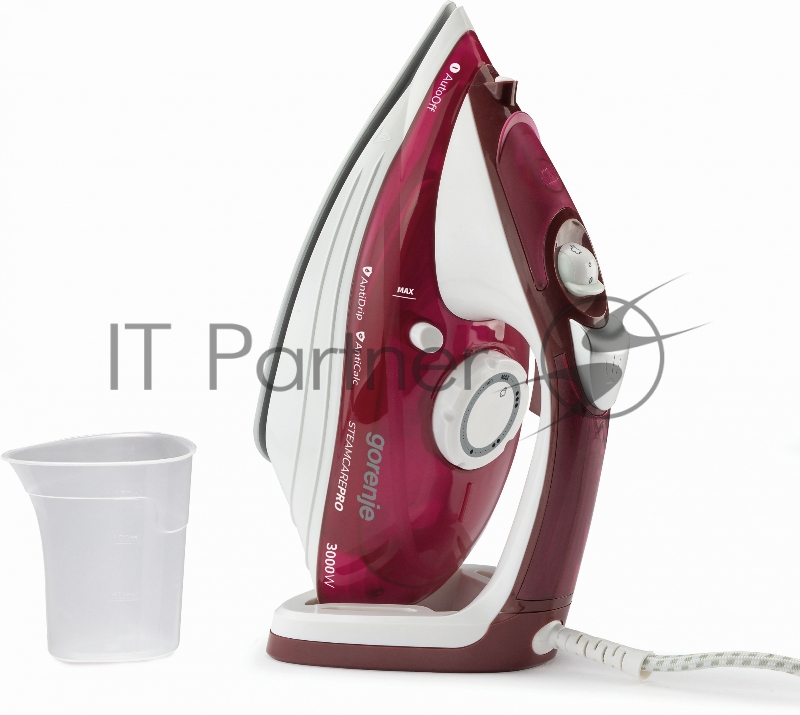 Утюг Gorenje SIH3000RBC 3000Вт красный/белый