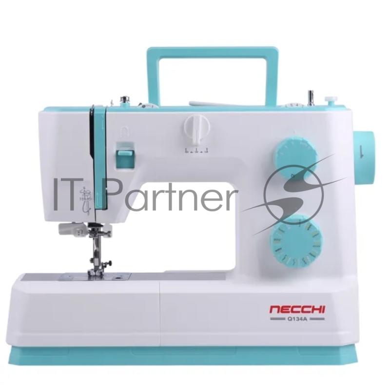Швейная машина Necchi Q134A белый/голубой