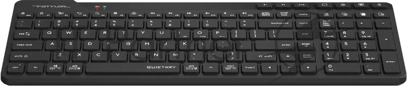 Клавиатура A4Tech Fstyler FBK27C AS черный USB беспроводная BT/Radio slim Multimedia (FBK27C AS)