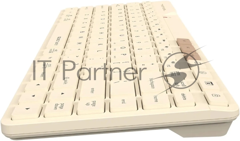 Клавиатура A4Tech Fstyler FBK26C AS бежевый USB беспроводная BT/Radio slim Multimedia (FBK26C AS)