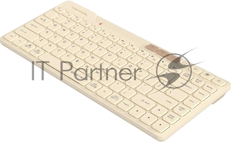 Клавиатура A4Tech Fstyler FBK26C AS бежевый USB беспроводная BT/Radio slim Multimedia (FBK26C AS)
