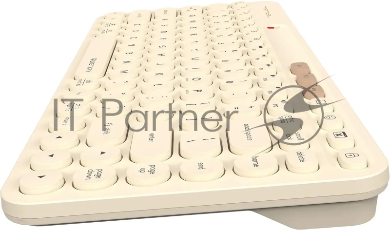 Клавиатура A4Tech Fstyler FBK36C AS бежевый USB беспроводная BT/Radio slim Multimedia (FBK36C AS)
