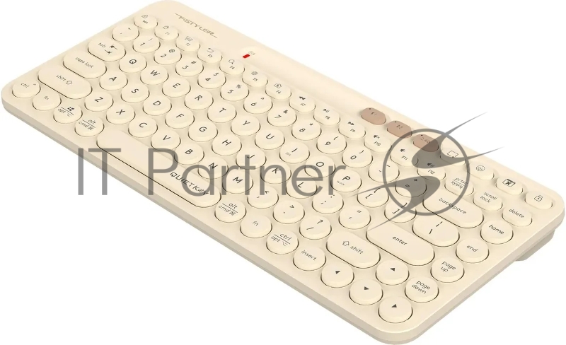 Клавиатура A4Tech Fstyler FBK36C AS бежевый USB беспроводная BT/Radio slim Multimedia (FBK36C AS)