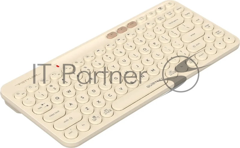 Клавиатура A4Tech Fstyler FBK36C AS бежевый USB беспроводная BT/Radio slim Multimedia (FBK36C AS)