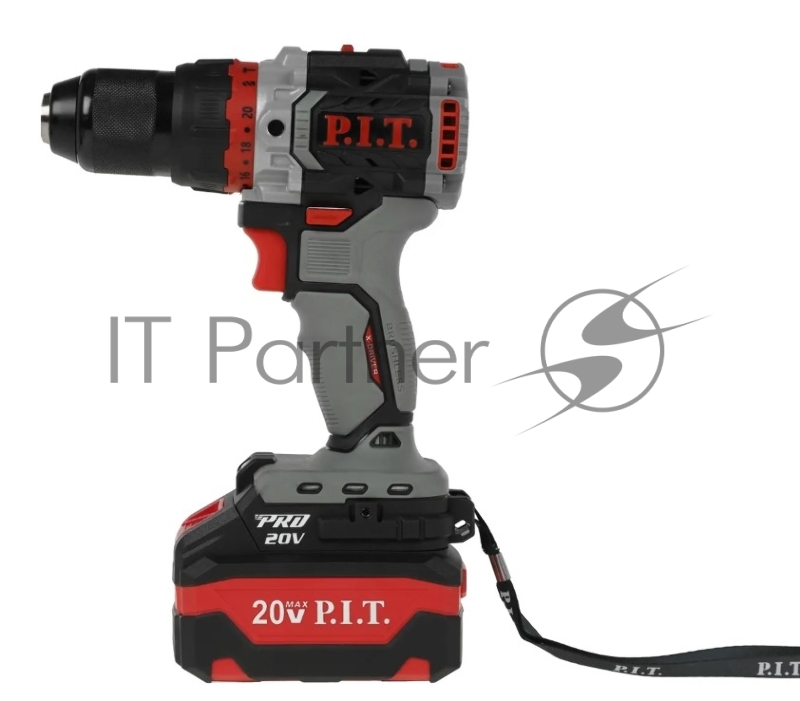 Дрель-шуруповерт P.I.T. PSB20H-13D/3 аккум. патрон:быстрозажимной
