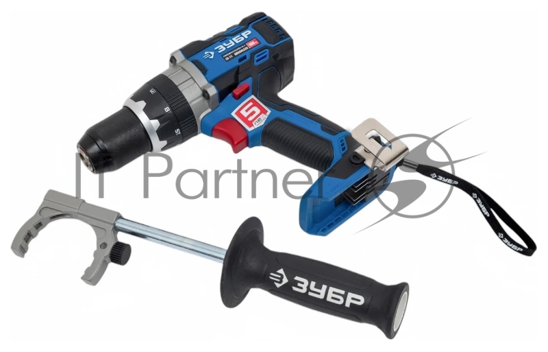 Бесщеточная дрель-шуруповерт ЗУБР Т7, 20 В, 100 Н·м, без АКБ, Профессионал (DB-211)