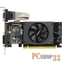 Видеокарта GIGABYTE GV-N710D3-1GL 1ГБ (GeForce GT 710, DDR3, D-Sub, DVI, HDMI) (PCI-E)