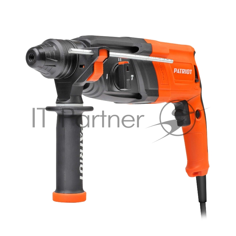 Перфоратор PATRIOT RH 243, SDS+, мощность 770 Вт, 2.6 Дж, 3 режима работы, макс.диаметр 24мм, глубиномер, кейс