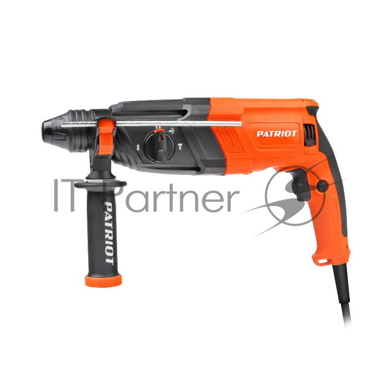 Перфоратор PATRIOT RH 243, SDS+, мощность 770 Вт, 2.6 Дж, 3 режима работы, макс.диаметр 24мм, глубиномер, кейс