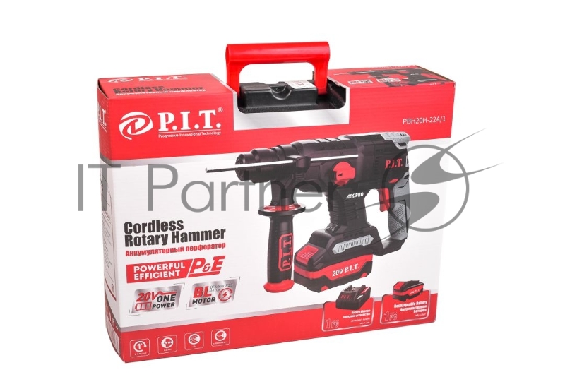 Перфоратор P.I.T. PBH20H-22A патрон:SDS-plus уд.:1.5Дж аккум.