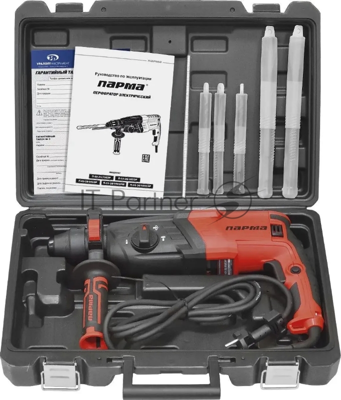 Перфоратор Парма П-02-28/950ЭР патрон:SDS-plus уд.:3.2Дж 950Вт (кейс в комплекте)