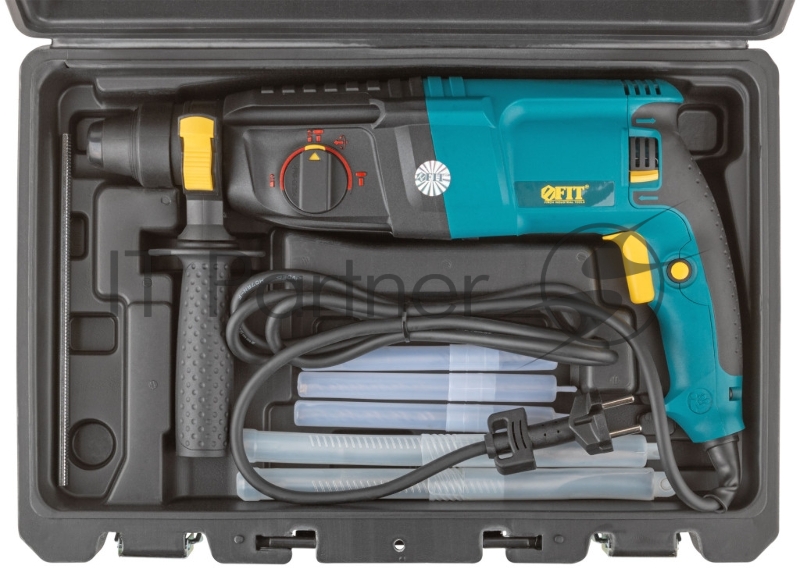 Перфоратор монтажный 800 Вт, 0-900 об/мин, 0-4000 уд/мин, 3.0 Дж, 3 реж., SDS-plus, реверс, 2.8 кг, кейс