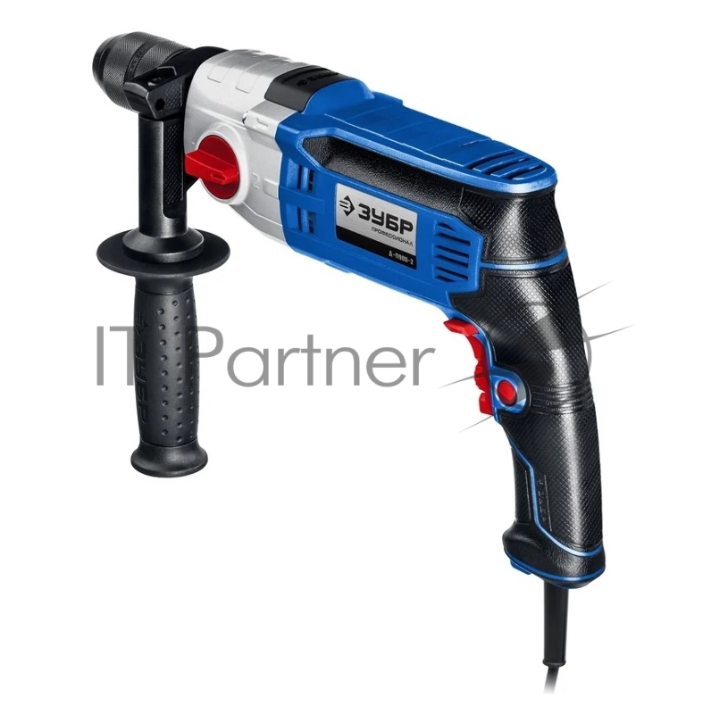 Безударная дрель ЗУБР 900 Вт, 13 мм, 2-скоростная, мет. корпус, Профессионал (Д-П900-2)